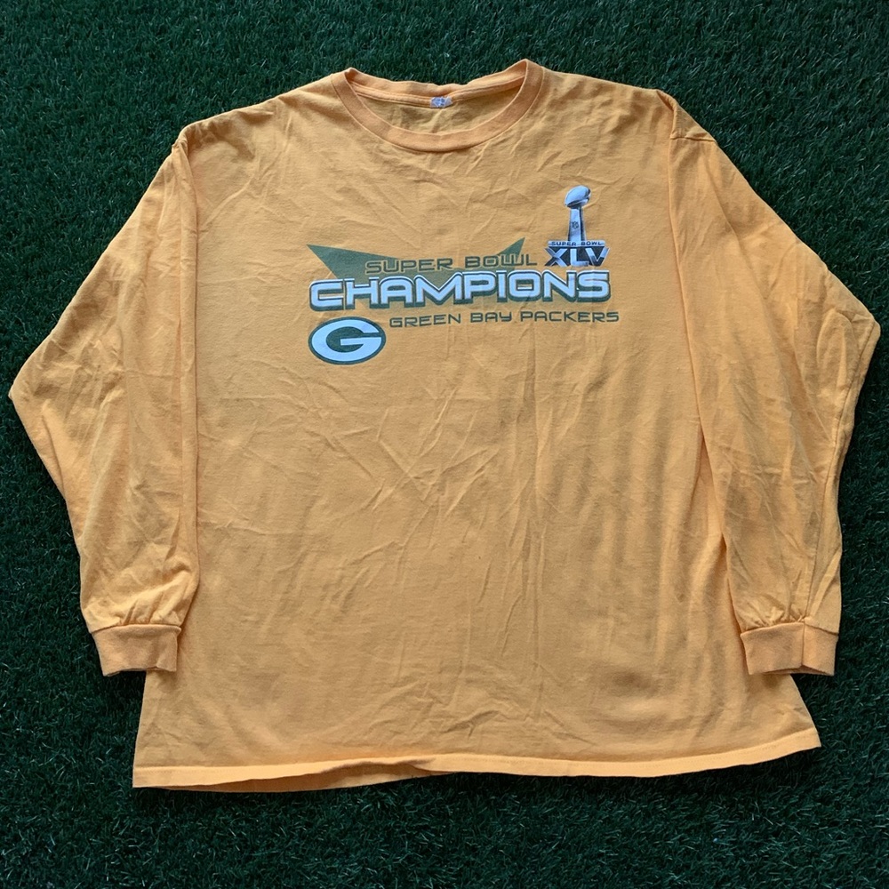 🧀Green Bay Packers SBXLV Champs Long Sleeve Tee